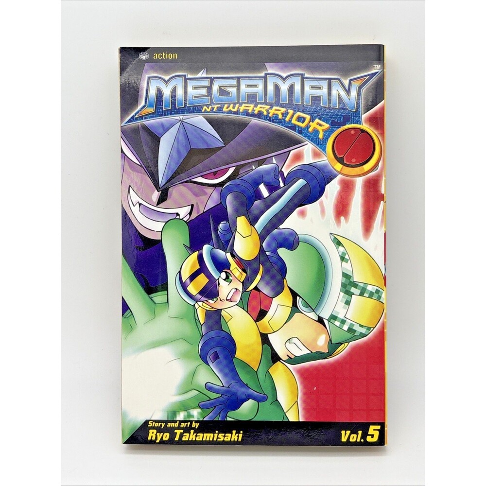 Megaman NT Warrior Manga Volume 5 English By Ryo Takamisaki, Viz Media 1st Print